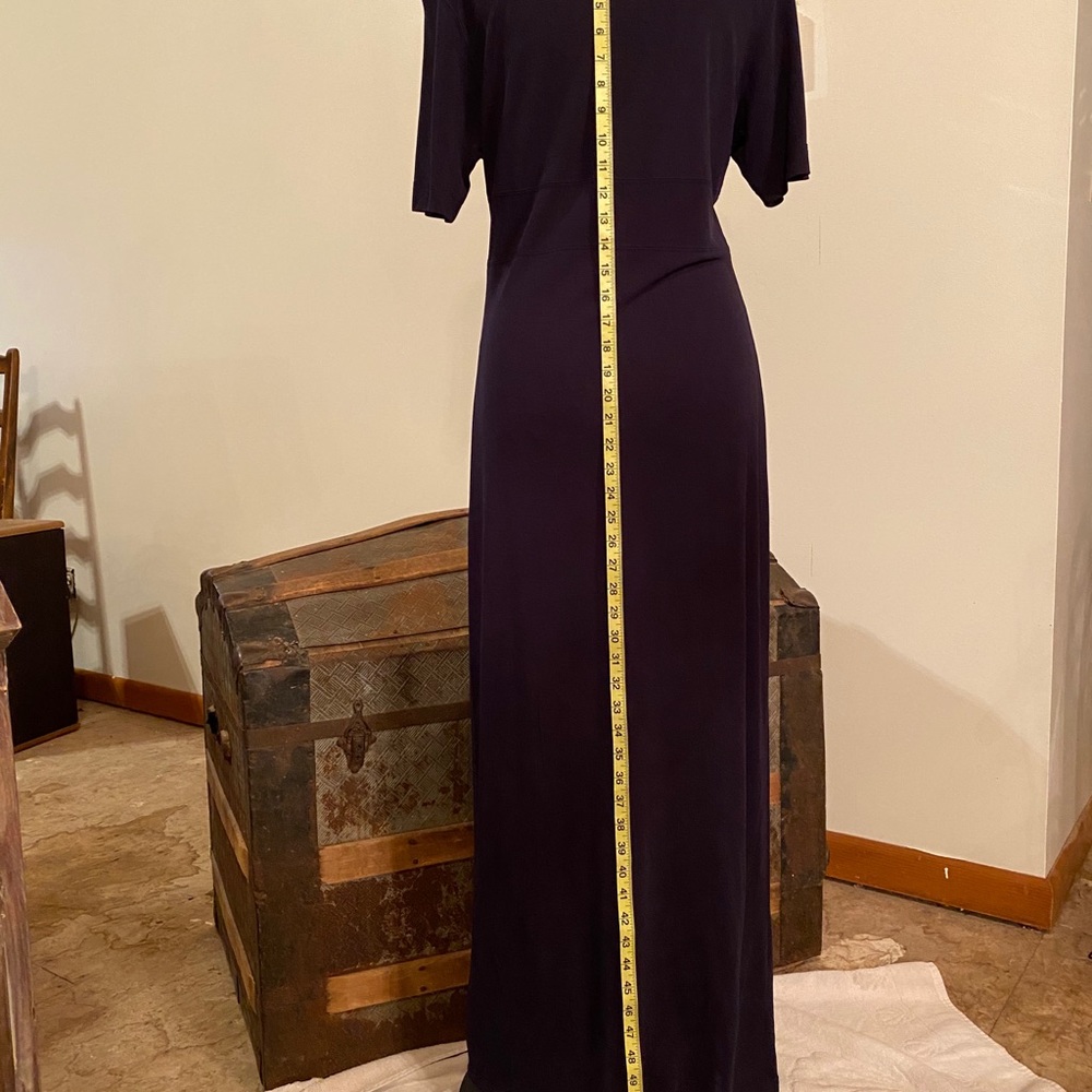 I.N.C. Maxi dress Sz 10 Black - Picture 7 of 8
